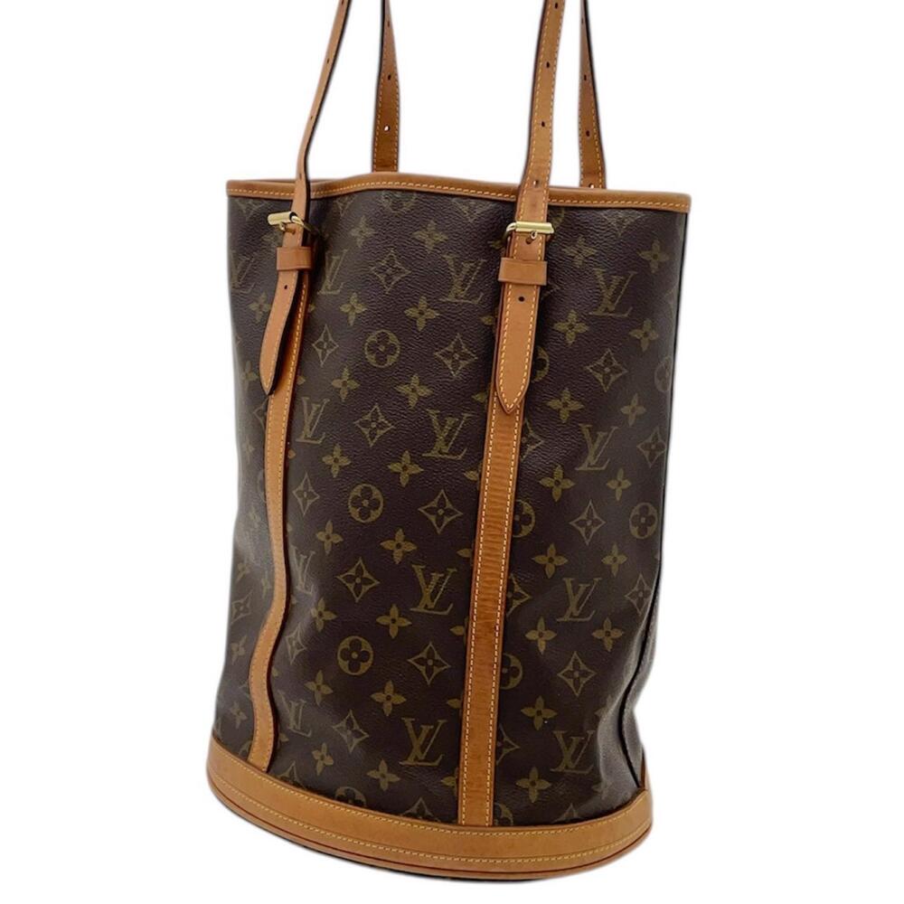 LOUIS VUITTON Bucket Tote Bag Brown